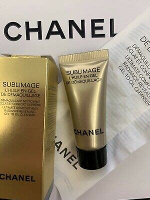 huile demaquillante chanel|sublimage l'huile gel Chanel.